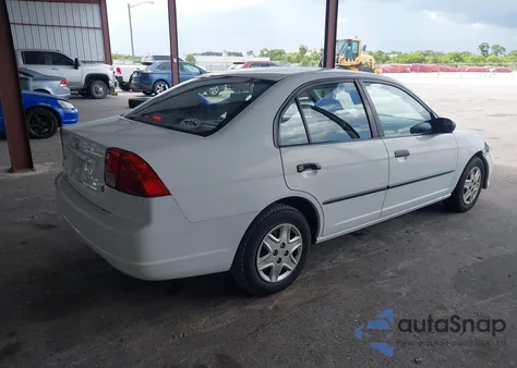 2004 Honda Civic Vp из США, поврежденный, VIN 2HGES16394H533460